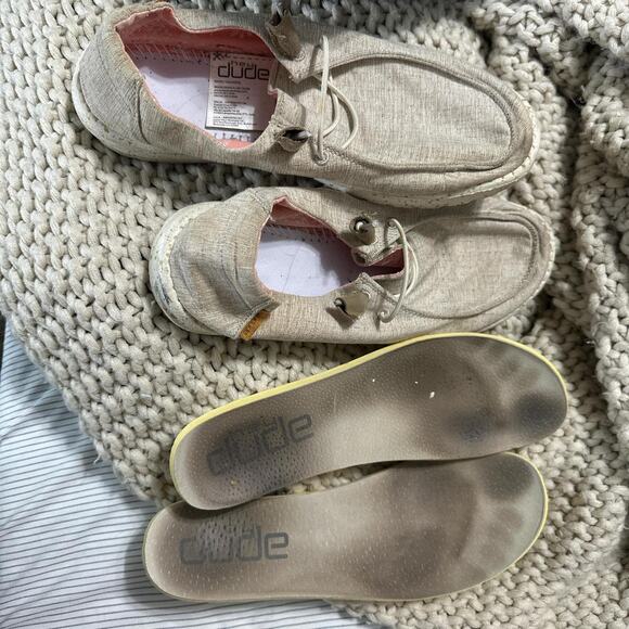 Hey dudes beige canvas slip on - Picture 7 of 7